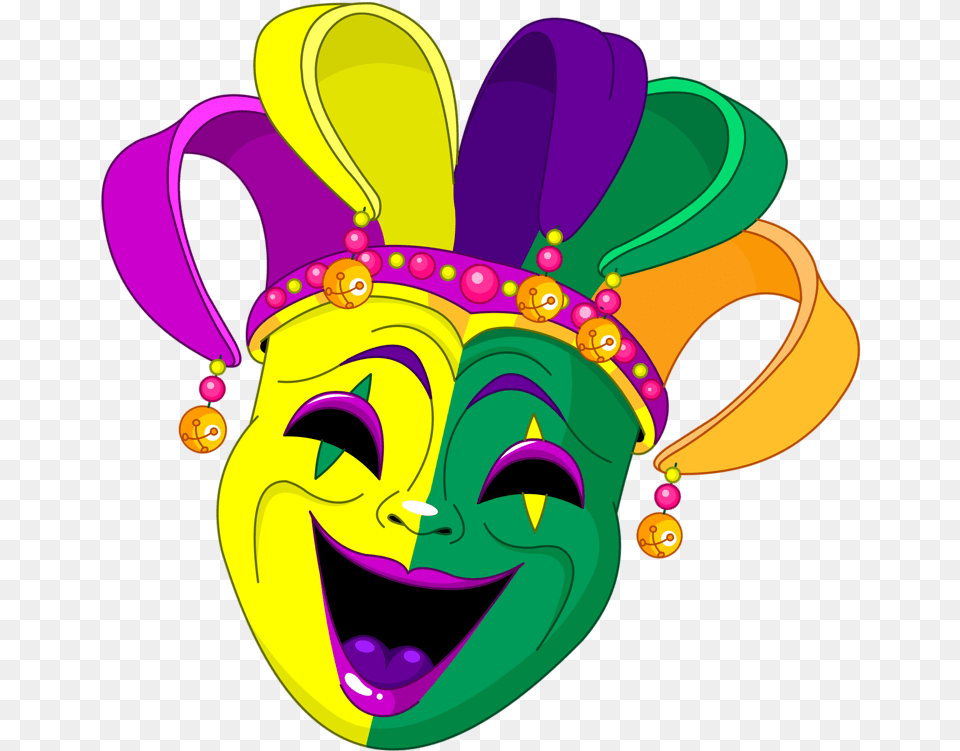 Theatre Vector Jester Mask Mardi Gras Clip Art, Carnival, Crowd, Mardi Gras, Parade Png