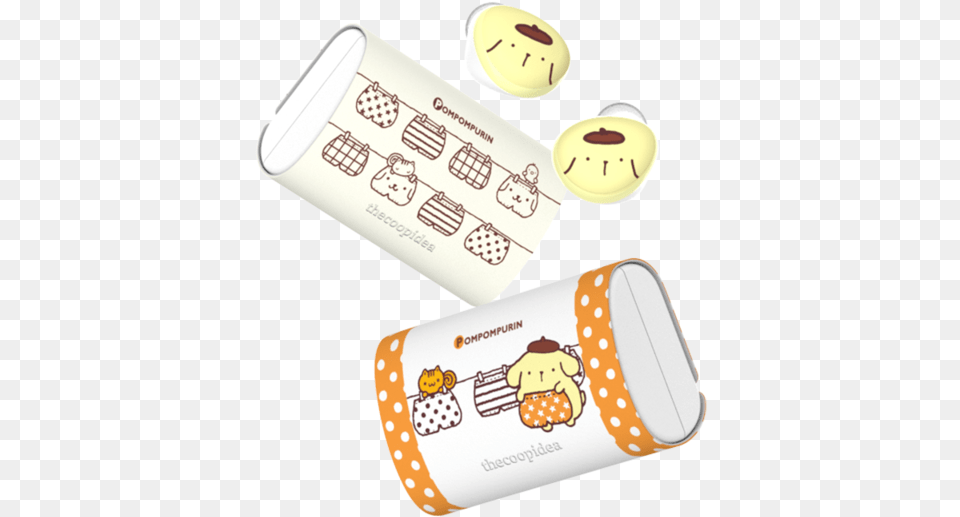Thecoopidea U0026 Sanrio New Pompompurin Cinnamoroll Wireless Cylinder, Tape, Food, Sweets, Cream Free Transparent Png