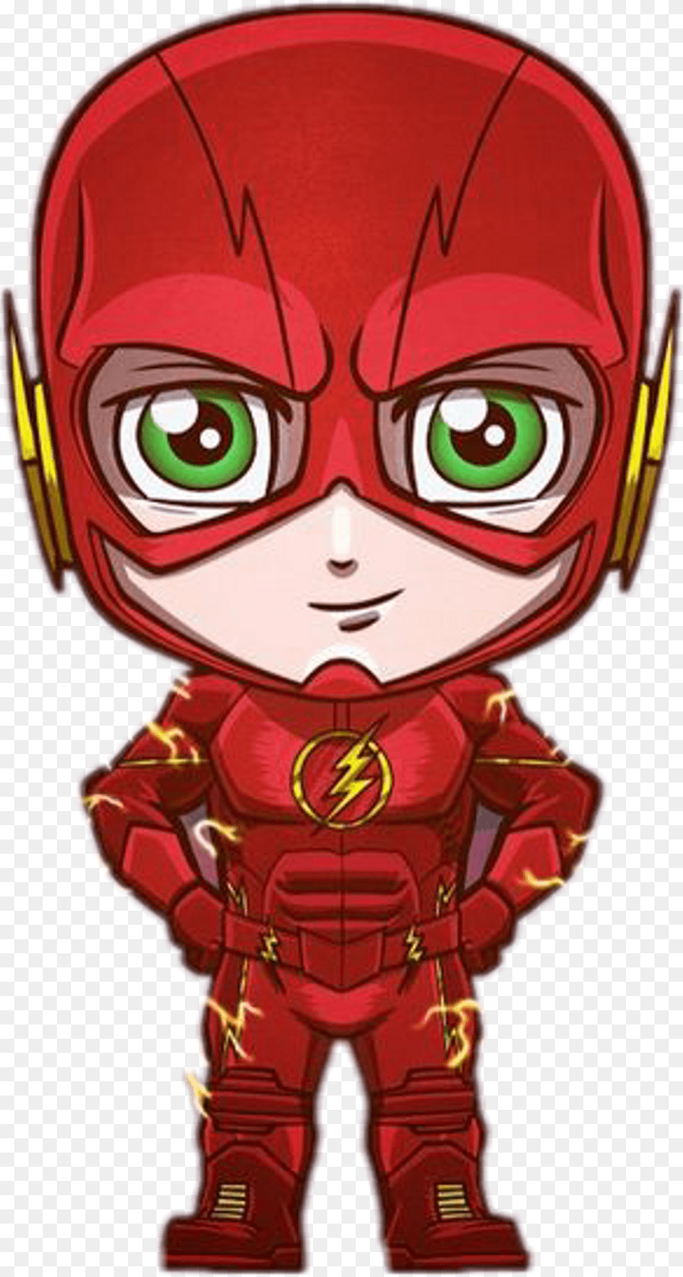 Theflash Flash Chibi Barryallen Grantgustin Cw Flash Mini Cartoon, Book, Comics, Publication, Baby Free Png Download