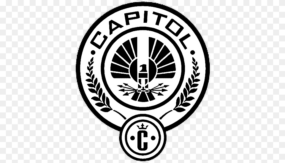Thehungergames Sticker Hunger Games Capitol Symbol, Emblem, Logo, Machine, Wheel Png Image