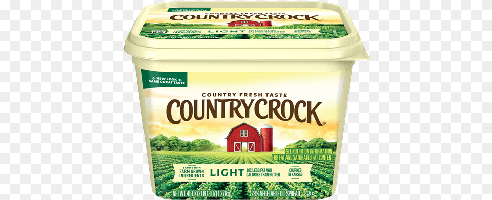 Theispotcom Lori Anzalone Illustrates Country Crock Packaging Light Country Crock Butter, Food, Dessert, Yogurt, Can Png