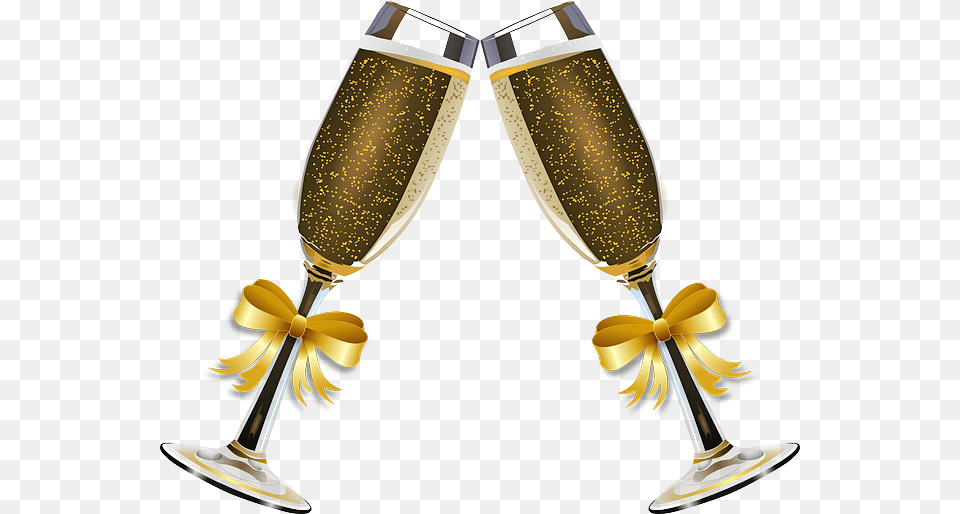 Thelma Menezes Marcadores Gold Champagne Glass Clipart, Alcohol, Beverage, Goblet, Liquor Free Png Download