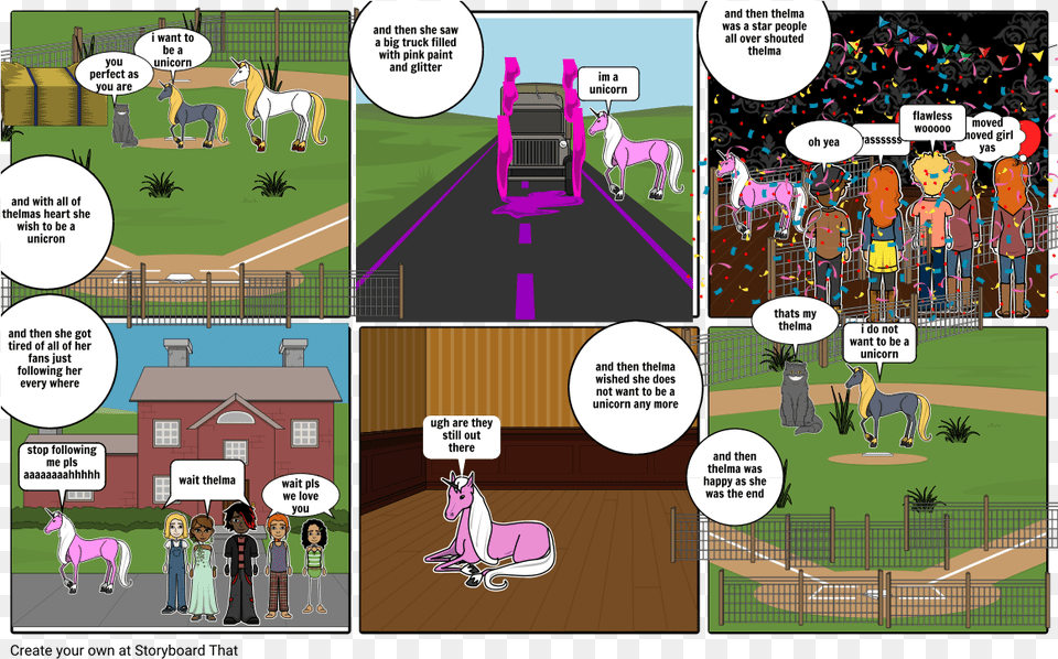 Thelma The Unicorn, Publication, Book, Comics, Person Free Png