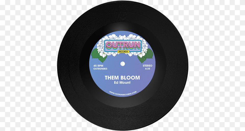 Them Bloom Vinyl Render 2 Circle, Disk Png