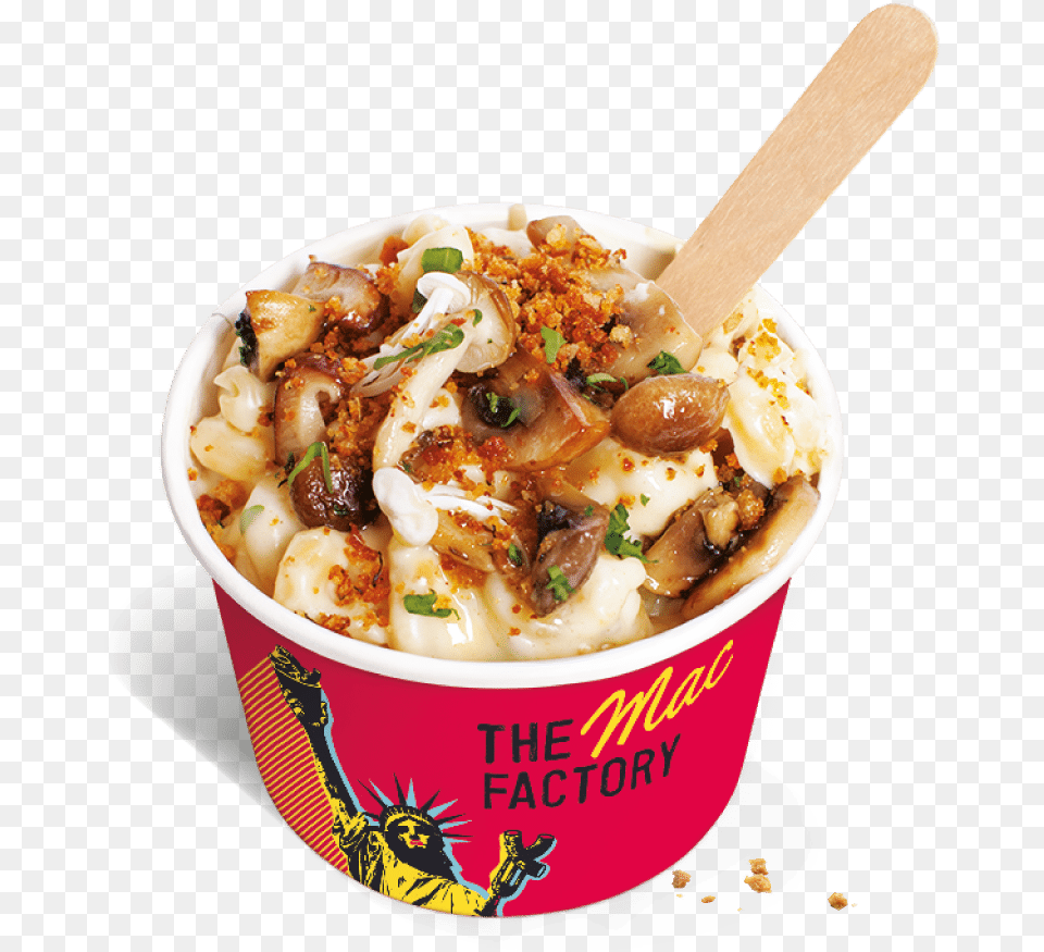 Themacfactory Mac And Cheese Super Mario Fast Food, Cream, Dessert, Ice Cream, Frozen Yogurt Free Png Download