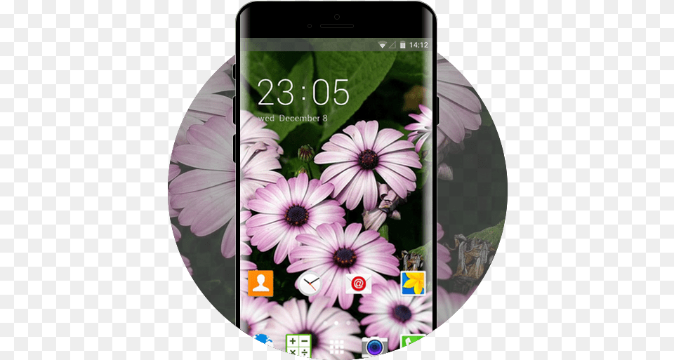 Theme For Alcatel One Touch Pop Camera Phone, Daisy, Electronics, Flower, Mobile Phone Free Png Download