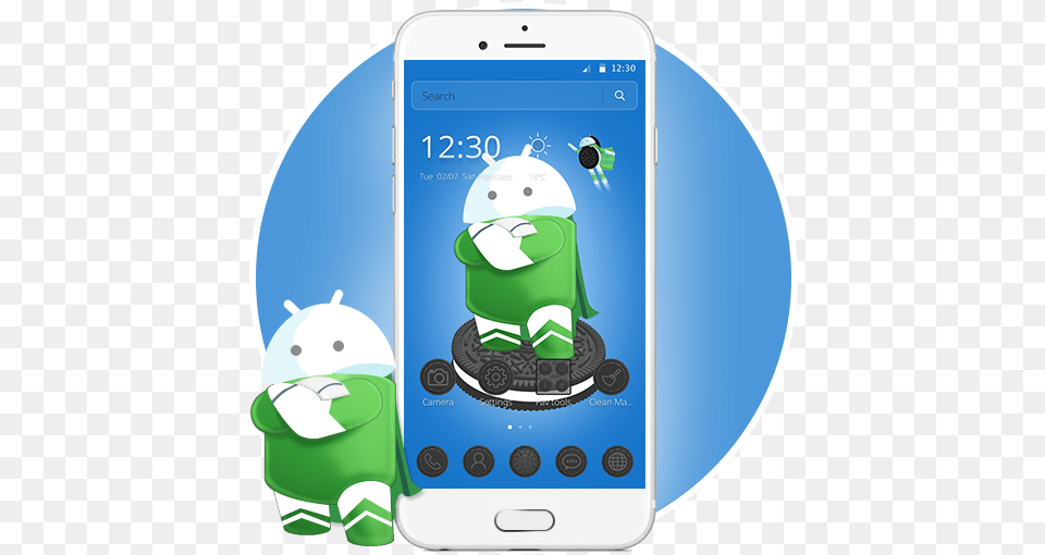 Theme For Android Oreo Apk 1 Iphone, Electronics, Mobile Phone, Phone Free Png Download