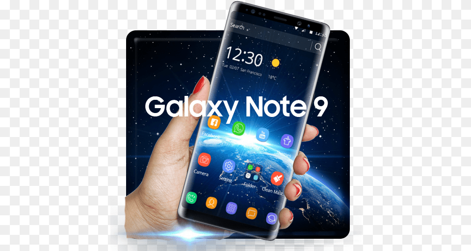 Theme For Galaxy Note 9 Google Play 5, Electronics, Mobile Phone, Phone, Iphone Png Image