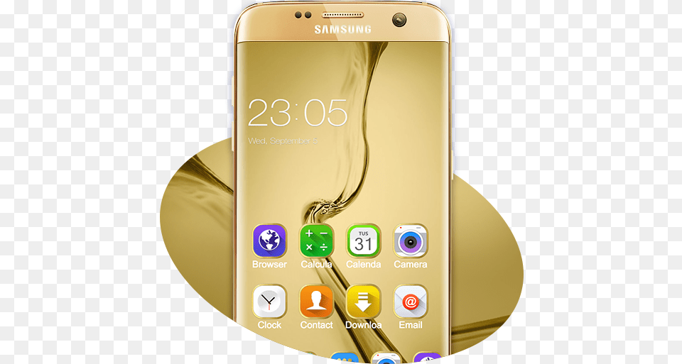 Theme For Samsung Galaxy S8 212 Download Android Apk Aptoide Electronics Brand, Mobile Phone, Phone, Gold Png
