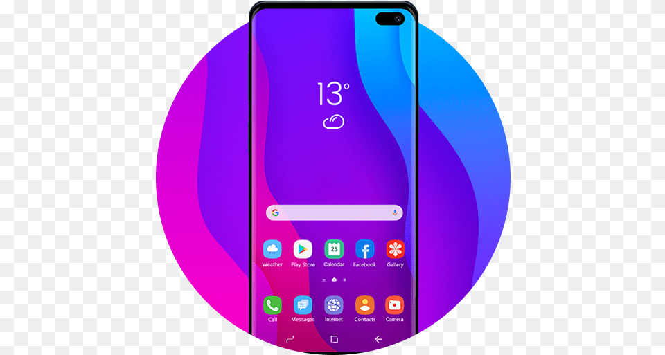 Theme For Samsung S10 Launcher Galaxy Smartphone, Electronics, Mobile Phone, Phone Free Transparent Png