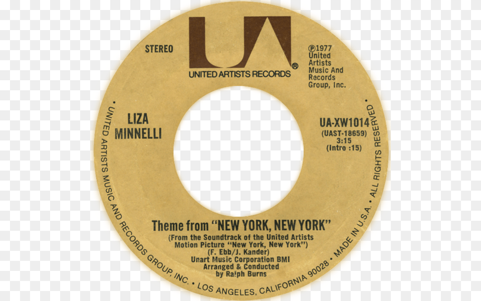 Theme From New York New York By Liza Minnelli Us Vinyl Bill Harris Am I Hot Am I Cold, Text, Disk, Dvd Free Png