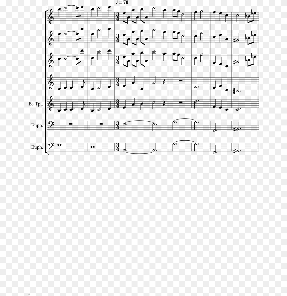 Theme Sheet Music Composed By Composer Murray Sheet Music, Gray Png