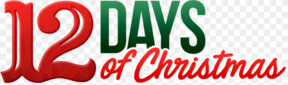 Theme Title 12 Days Of Christmas Title, Logo, Text Png Image