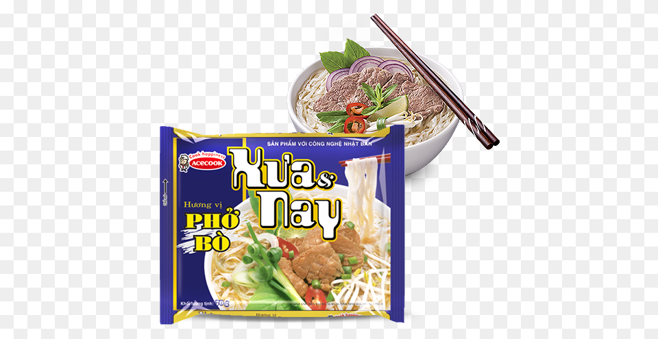 Then Now Rice Noodles Acecook Nam, Food, Lunch, Meal, Noodle Png