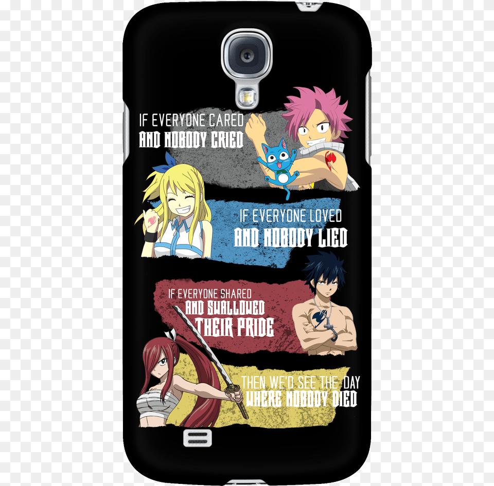 Then We Would See The Day Where Nobody Died Nalu Fairy Tail Phone Cover, Publication, Book, Comics, Adult Free Png Download