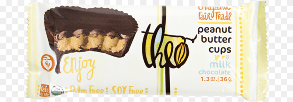 Theo Milk Chocolate Peanut Butter Cups Classic Chocolate, Food, Sweets, Dessert Png Image