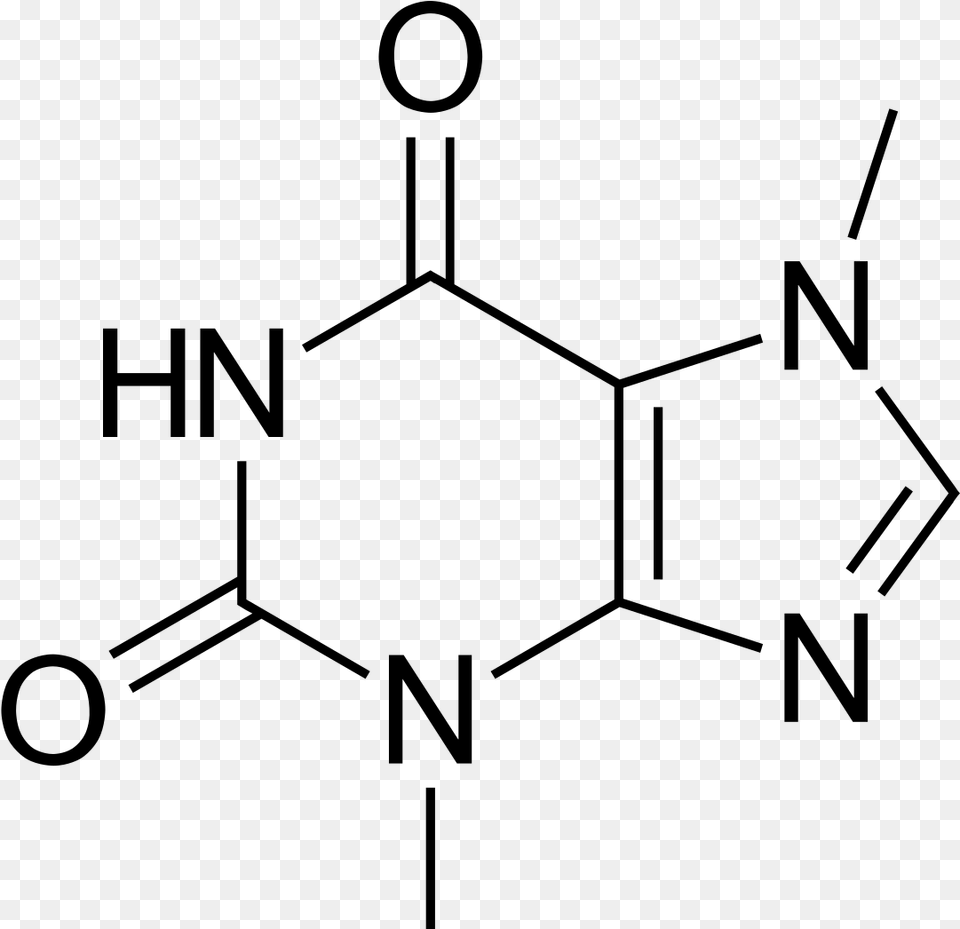 Theobromine, Gray Png