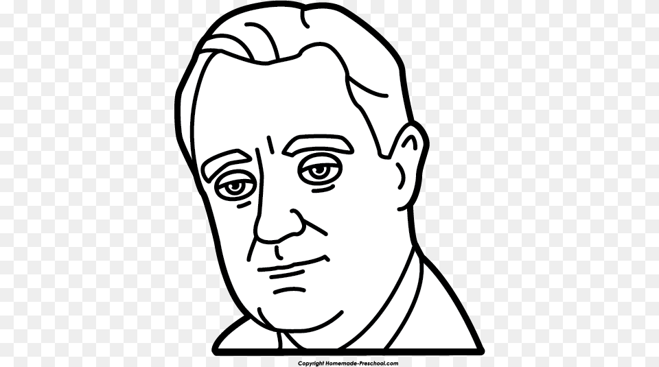 Theodore Roosevelt Clipart Simple, Art, Face, Head, Person Free Transparent Png