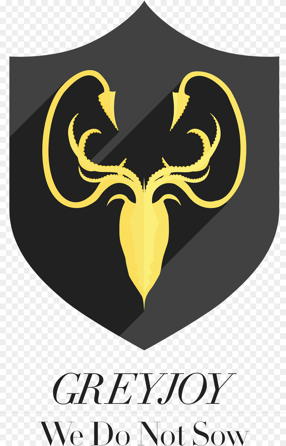 Theon Greyjoy Robert Baratheon Got House Greyjoy, Logo, Symbol, Emblem Png Image