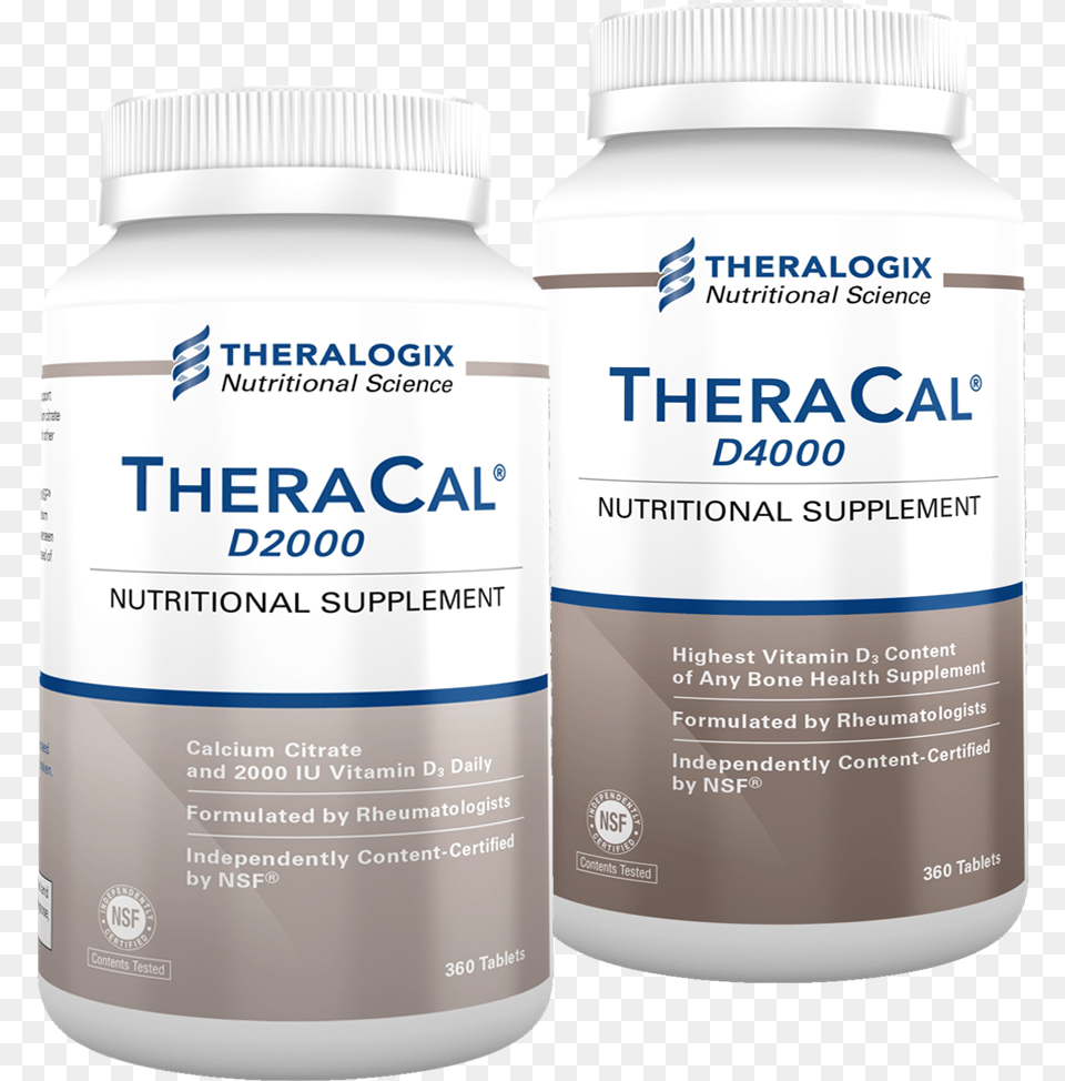 Theracal Is A Bone Health Supplement That Contains Calcium 4000 Mg, Herbal, Herbs, Plant, Bottle Free Transparent Png