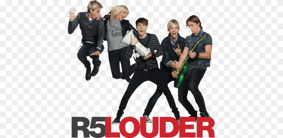 There Are 2 Kinds Of Ross Lynch R5 Forget About You, Person, Leisure Activities, Crowd, Concert Png Image