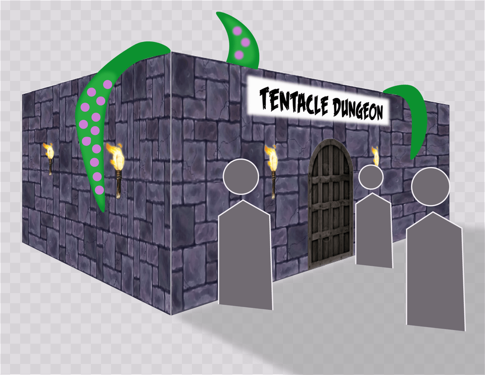 There Are Torches On The Exterior Of The Room Decorated Concept, Dungeon, Arch, Architecture Free Png