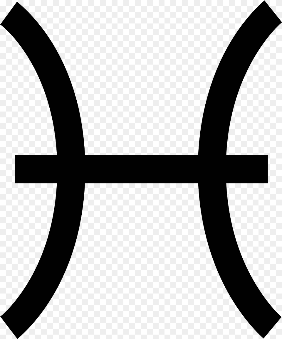 There Are Two Inwardly Curving Lines That Are Placed, Gray Free Png