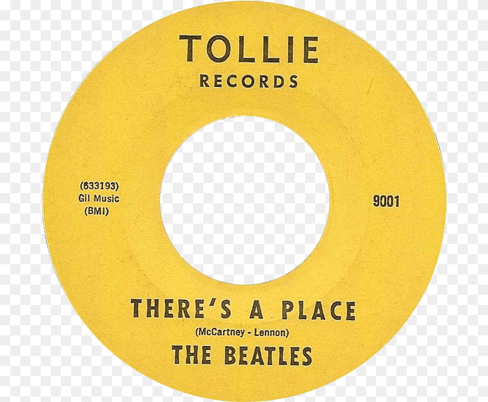 There S A Place By The Beatles Side B Us Vinyl Tollie, Disk, Dvd, Text Free Png Download