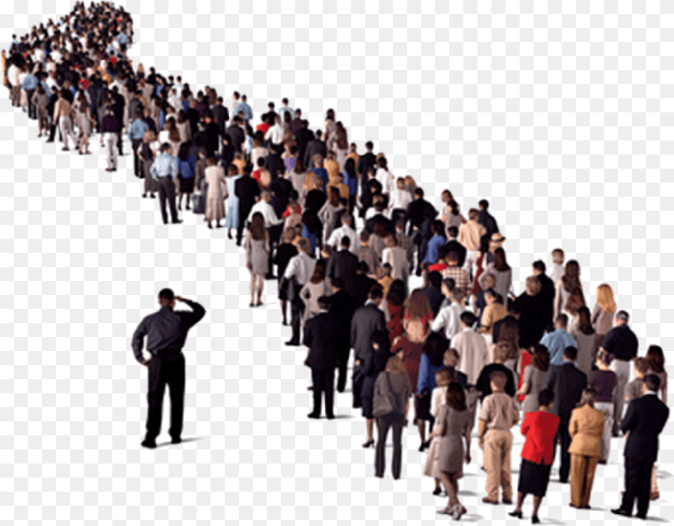 There S No Reason To Wait Get In Line, Crowd, People, Person, Adult Png Image