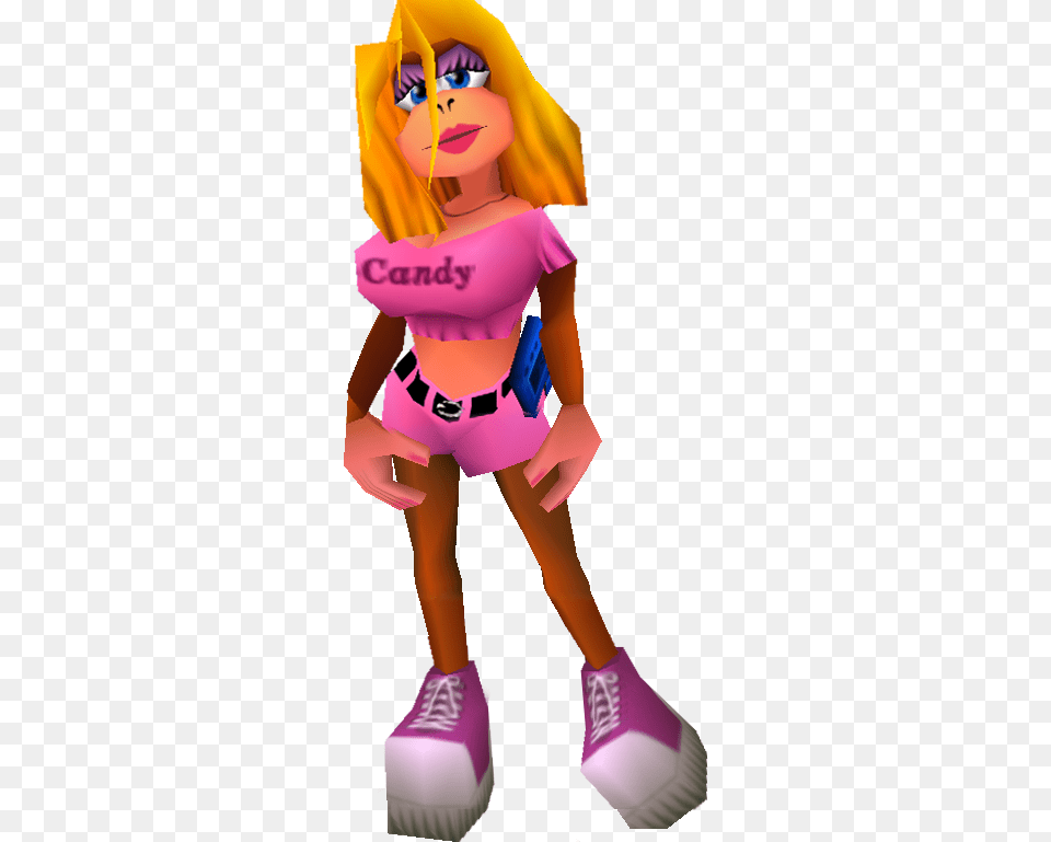 There Should Be A Kong Warriors Game Next Candy Kong, Shoe, Footwear, Clothing, Female Free Transparent Png