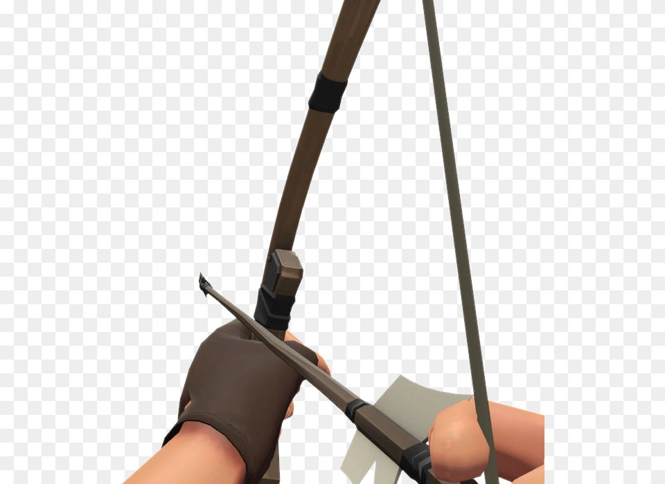 There Was A Laptop Gun Enough Said First Person Bow And Arrow, Weapon, Archery, Sport, Sword Free Transparent Png