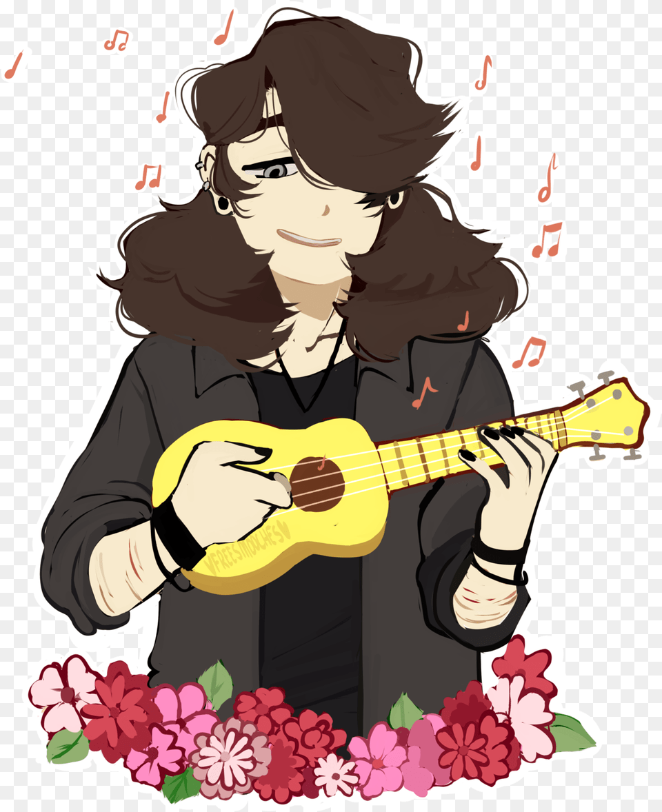 There Will Be A Day When You Can Say Youre Okay Connor Murphy Self Harm, Baby, Guitar, Musical Instrument, Person Free Png Download