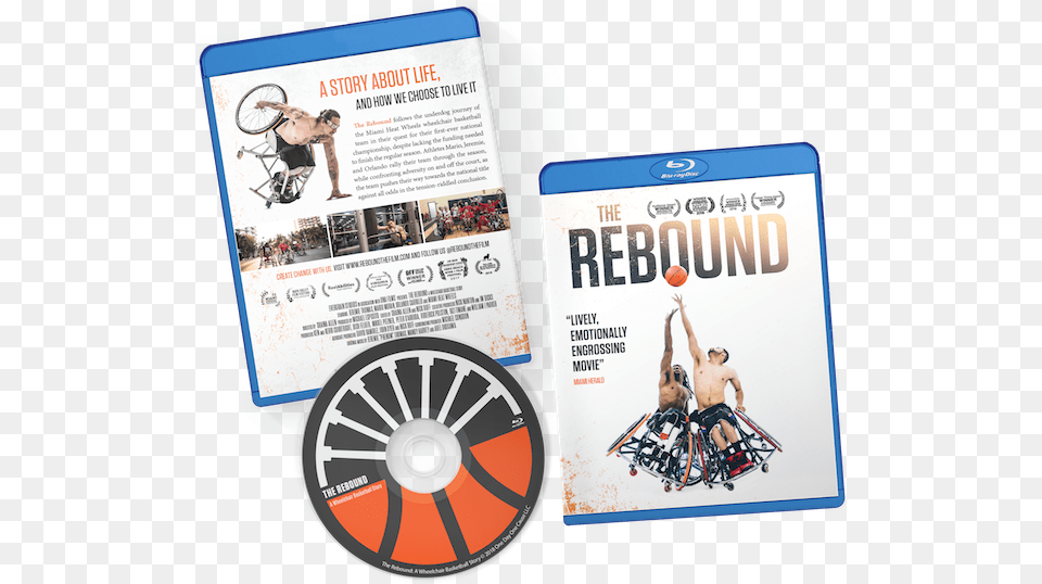 Therebound Wheelchair Basketball Documentary Blu Ray, Advertisement, Poster, Adult, Person Free Transparent Png