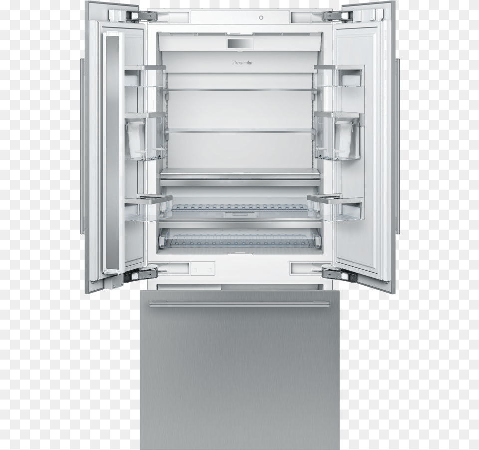 Thermador French Door Refrigerator, Device, Appliance, Electrical Device Png Image
