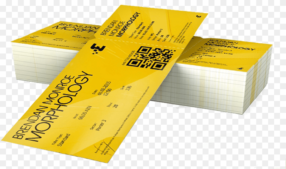 Thermal Ticket, Paper, Text, Qr Code Png Image