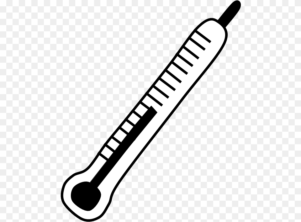 Thermometer Fever Black And White, Smoke Pipe, Sword, Weapon Free Transparent Png