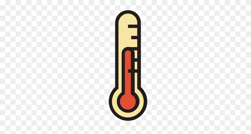 Thermometer Fill Linear Icon With And Vector Format For, Smoke Pipe, Cutlery Free Png Download