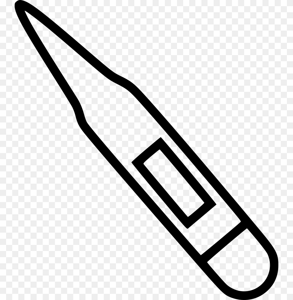Thermometer Line Art, Ammunition, Weapon, Bow, Missile Free Png