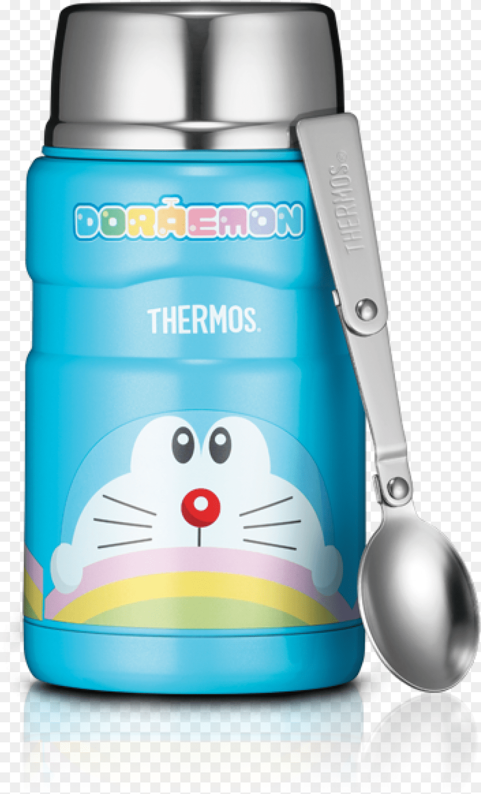 Thermos Doraemon Thermos King Food Jar Doraemon, Cutlery, Spoon, Bottle, Cup Free Transparent Png