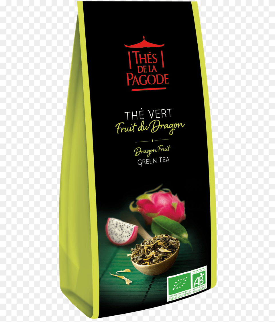 Thes De La Pagode Green Tea With Dragon Fruit Hktvmall Th De La Pagode, Advertisement, Herbal, Herbs, Plant Png Image