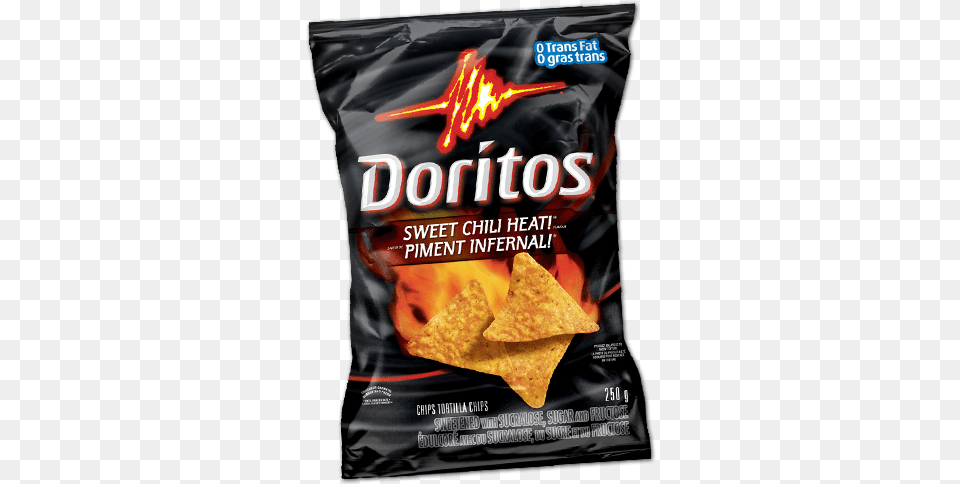 These Are Good Doritos Tortilla Chips Spicy Nacho Flavored, Food, Snack, Bread, Advertisement Png Image