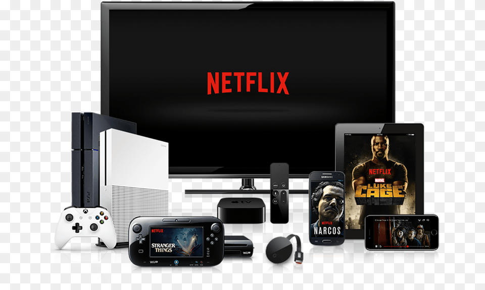 These Devices Are Supported By Netflix Cordcutters Netflix On Different Devices, Adult, Person, Man, Male Free Png