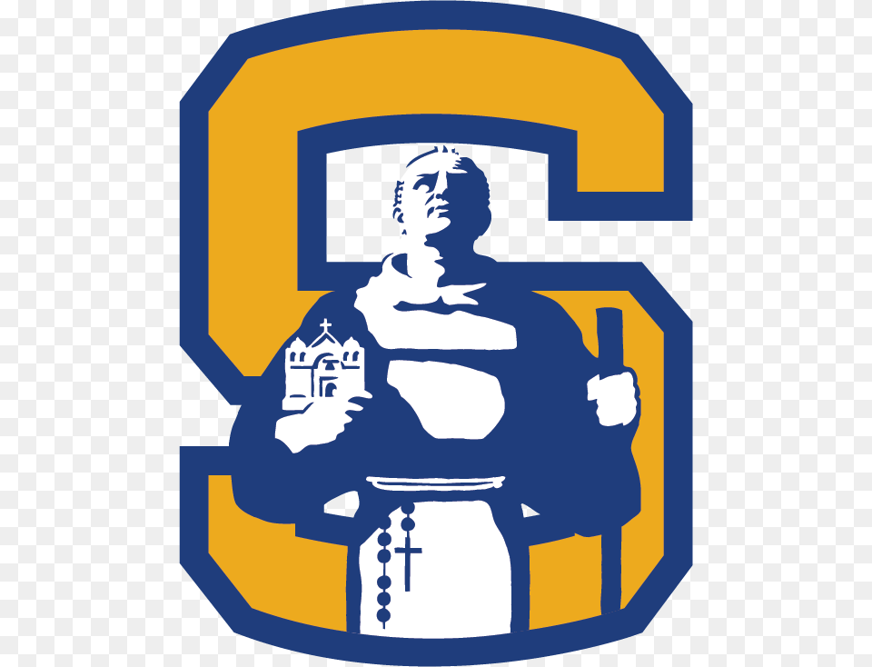 These Exceptional Padres Are Acknowledged As Saint Junipero Serra High School Logo, Baby, Person, Face, Head Free Transparent Png