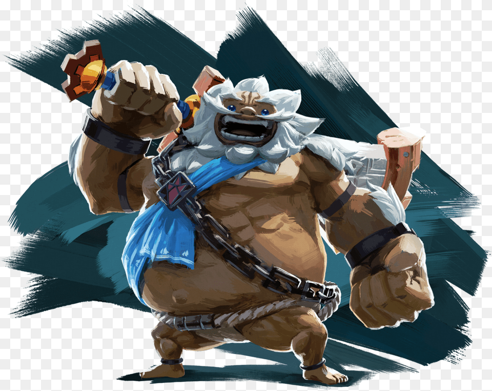 These Guys Apparently Pilot The Divine Beasts After Legend Of Zelda Breath Of The Wild Daruk, Adult, Male, Man, Person Png