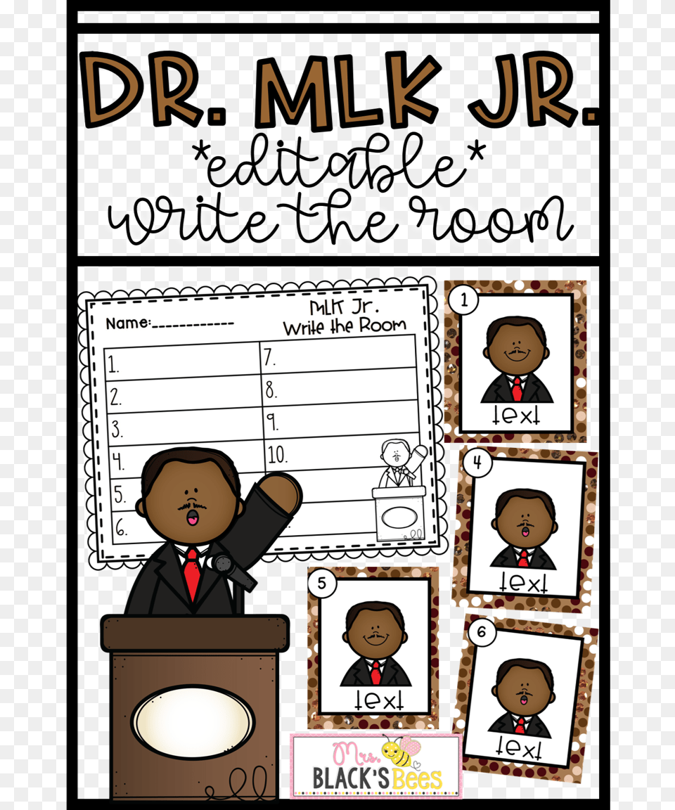 These Martin Luther King Jr Cartoon, Baby, Book, Comics, Person Png