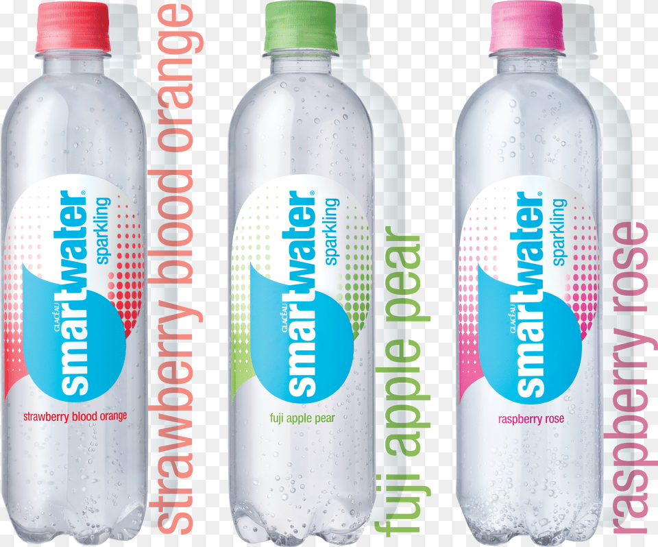 These New Smartwater Sparkling Flavors Include 3 Refreshing Water Bottle Transparent Background Png
