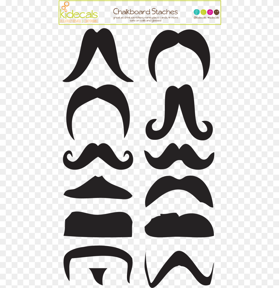 These Partystache Stickers Can Be Used As Drink Markers, Face, Head, Mustache, Person Png
