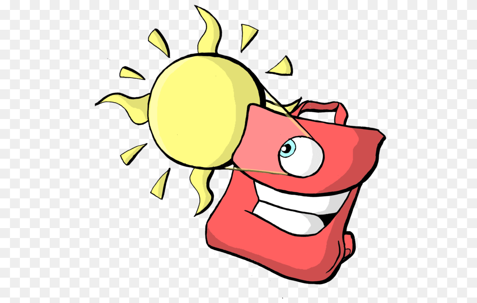 These Schoolbags Are Lighting Cartoon, Baby, Person Free Png Download