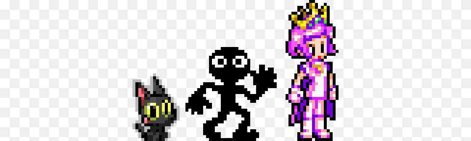 These Three Are The Same Person Wario Land 4 Shopkeeper, Purple, Qr Code Free Png Download