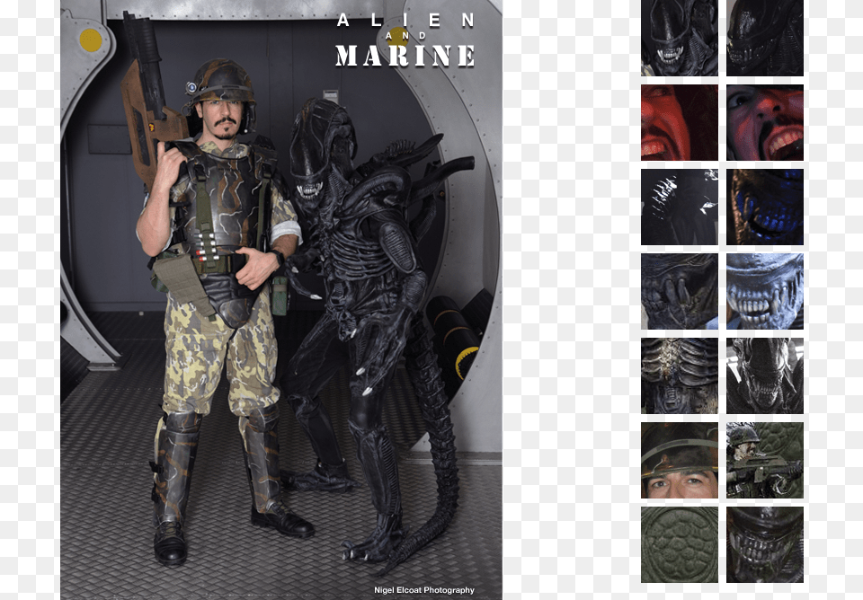 These Two Characters Are Best Together The Uscm Marine Aliens Uscm Movie, Adult, Person, Woman, Female Free Png Download